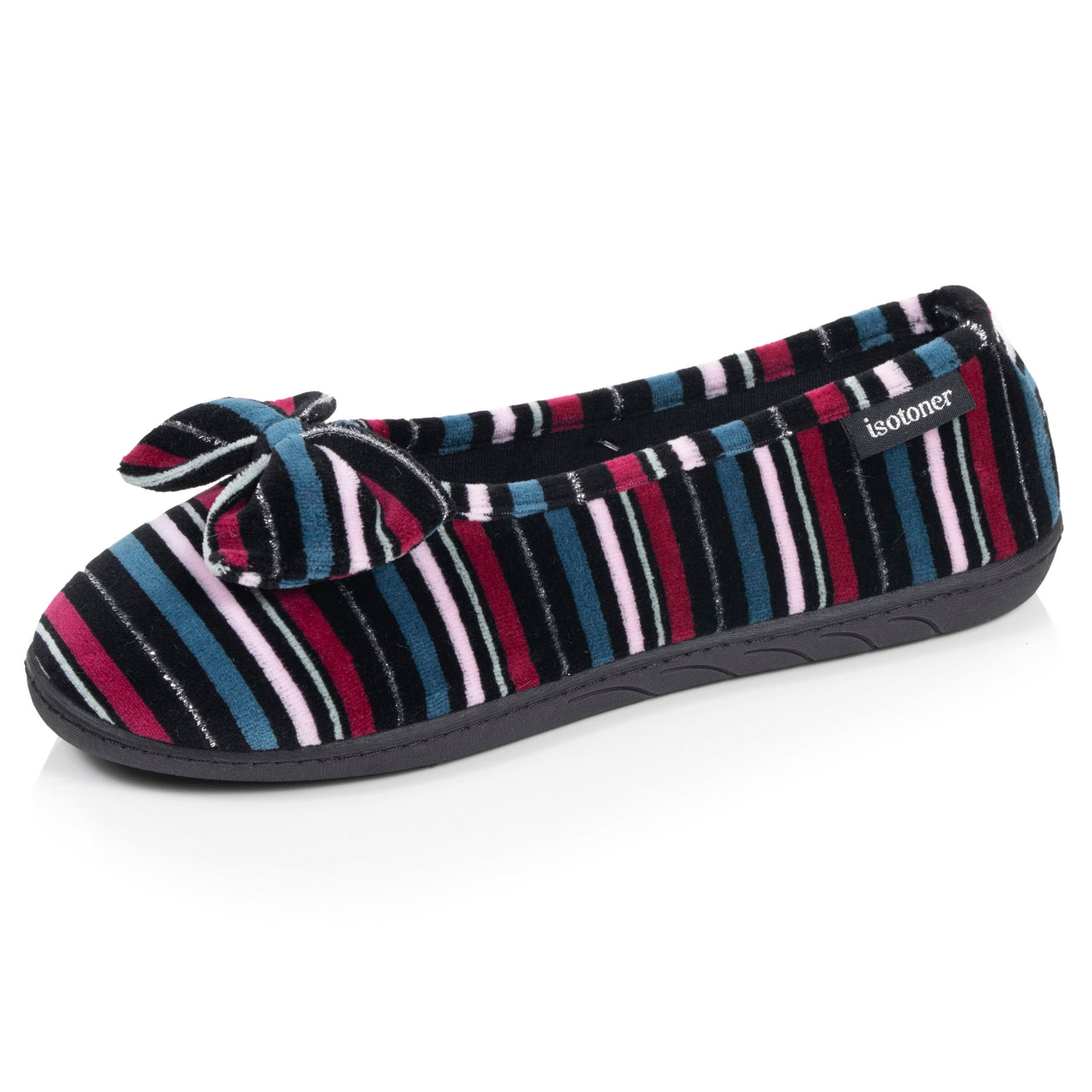 Chaussons Ballerines Femme Rayures canard