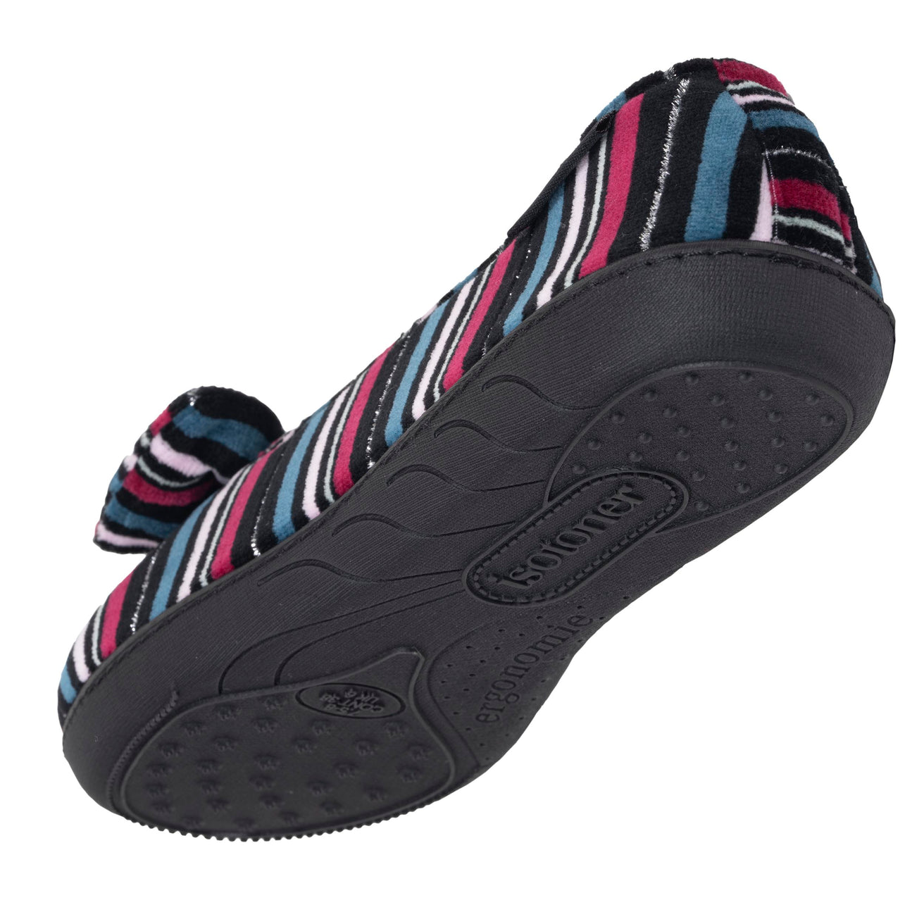 Chaussons Ballerines Femme Rayures canard