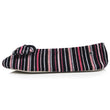 Chaussons ballerines Femme Grand Nœud Rayures rose
