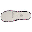Chaussons ballerines Femme Grand Nœud Rayures rose