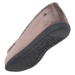 Chaussons Ballerines Femme Taupe Tulle