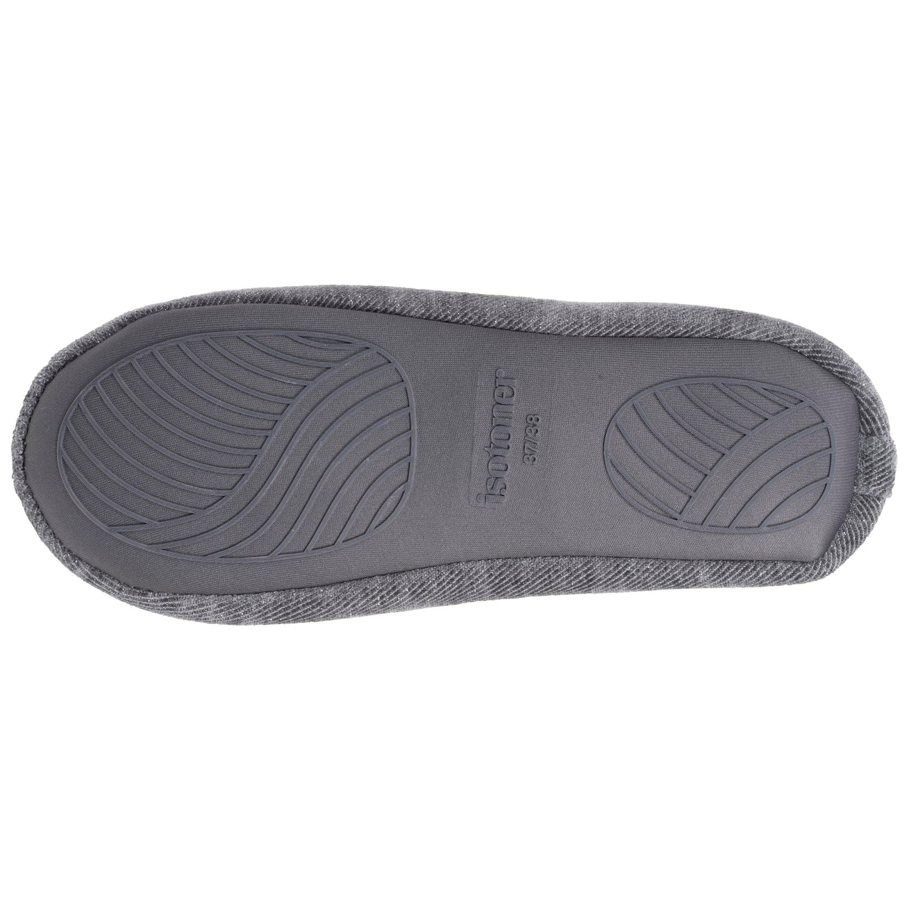 Chaussons Ballerines Femme pailleté Gris foncé