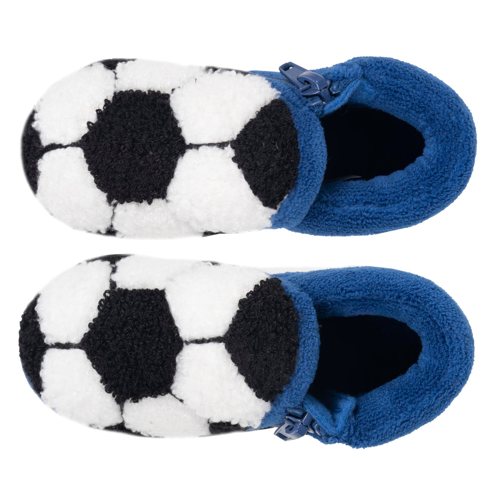 Chaussons Bottillons zip Bébé Bleu - Isotoner