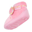 Chaussons Bottillons scratch Bébé Rose