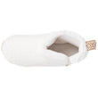 Chaussons Bottillons Femme Ivoire sherpa