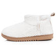 Chaussons Bottillons Femme Ivoire sherpa