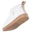 Chaussons Bottillons Femme Ivoire sherpa