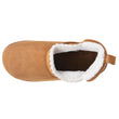 Chaussons Bottillons Femme Camel broderies