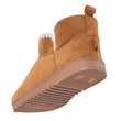 Chaussons Bottillons Femme Camel broderies
