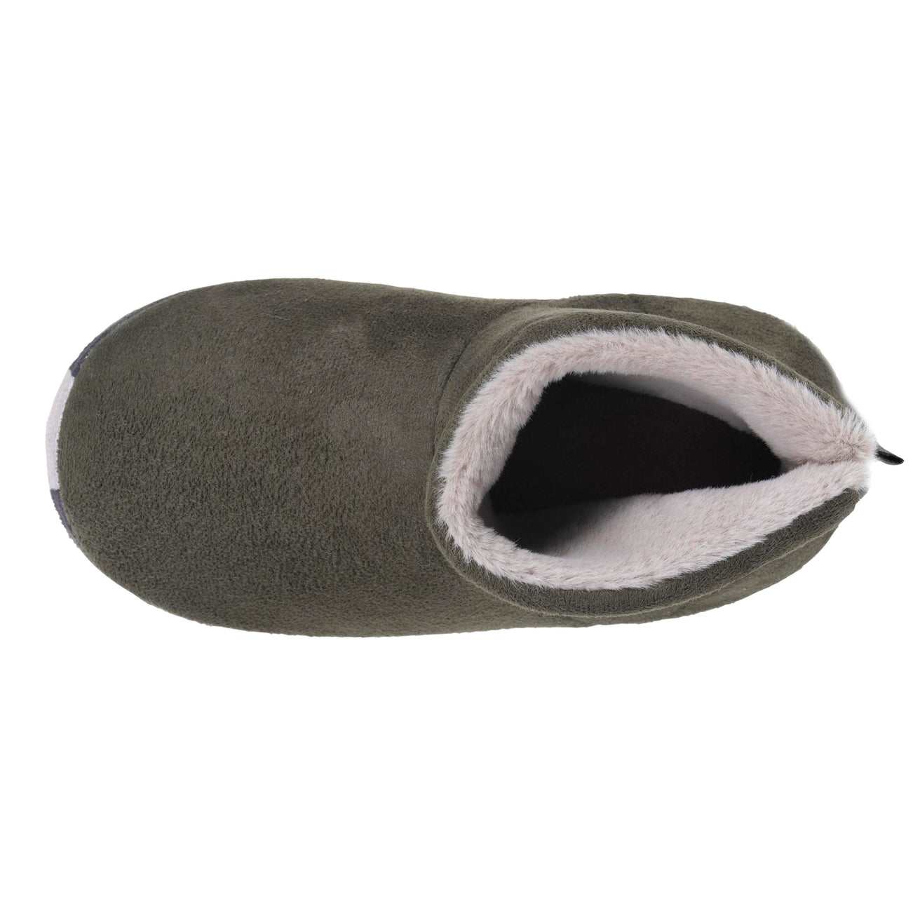 Chaussons Bottillons Enfant suédine Kaki
