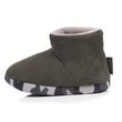 Chaussons Bottillons Enfant suédine Kaki