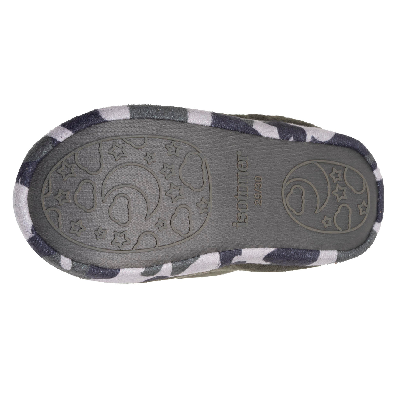 Chaussons Bottillons Enfant suédine Kaki