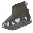 Chaussons Bottillons Enfant suédine Kaki