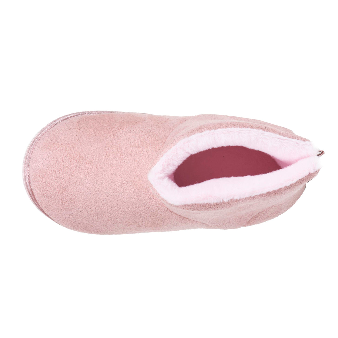Chaussons Bottillons Enfant suédine Rose