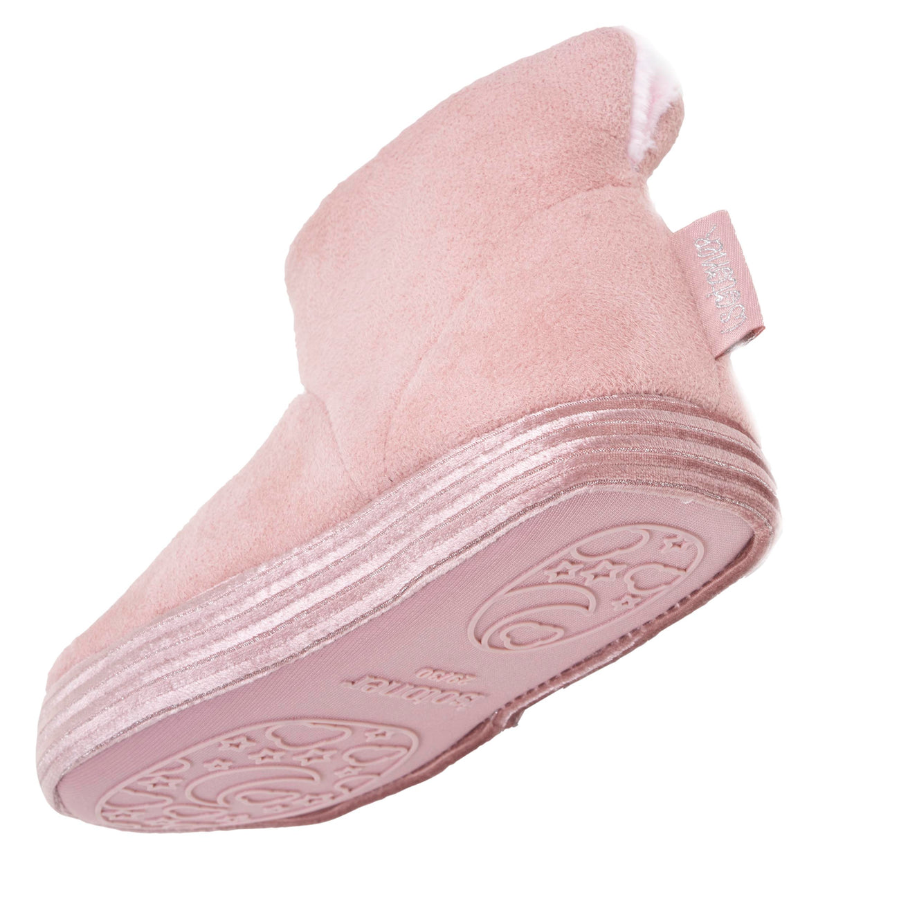 Chaussons Bottillons Enfant suédine Rose