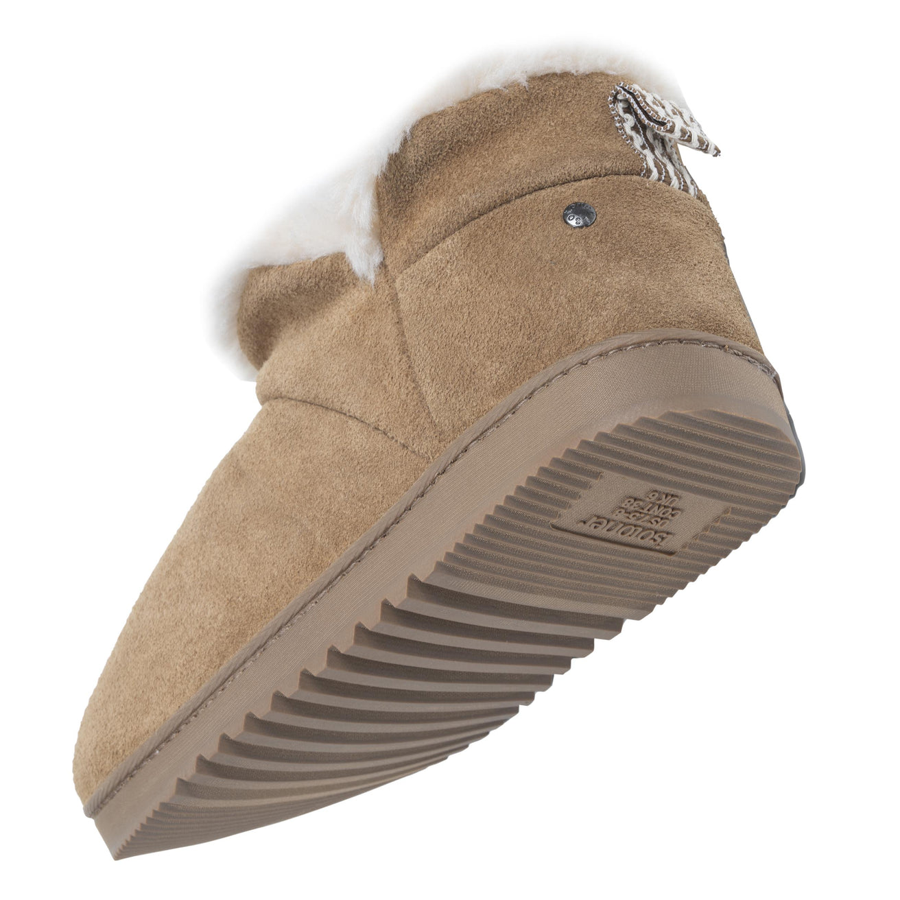 Chaussons Bottillons cuir Femme Camel
