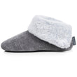 Chaussons Bottillons Femme pailleté Gris foncé