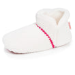 Chaussons Bottillons Femme sherpa lama Ivoire
