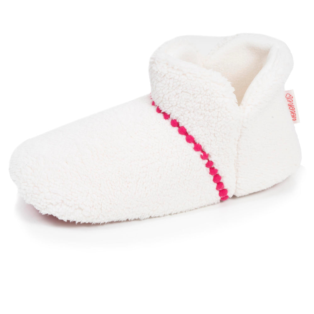 Chaussons Bottillons Femme sherpa lama Ivoire - Isotoner