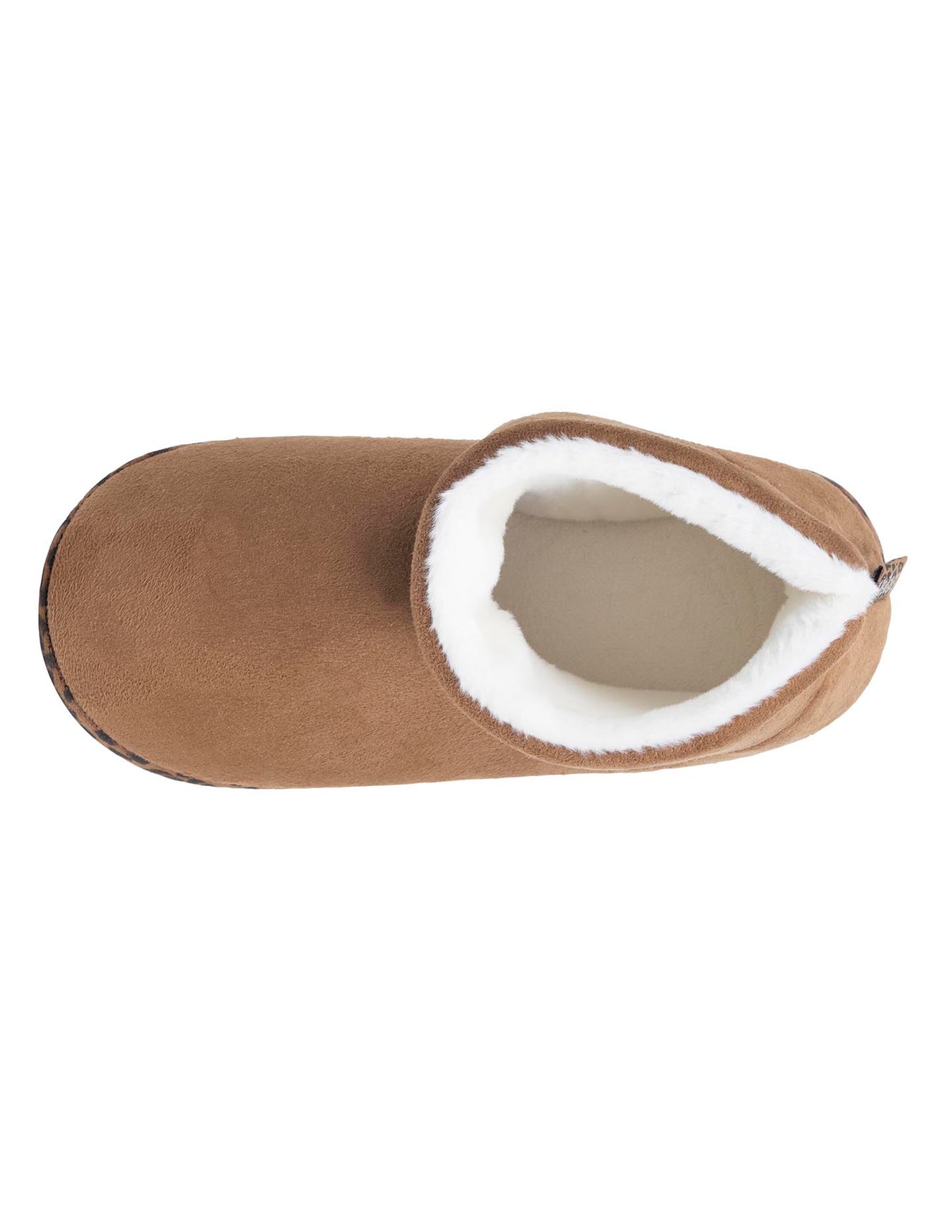 Chaussons Bottillons Femme suédine léopard