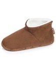Chaussons Bottillons Homme suédine Camel