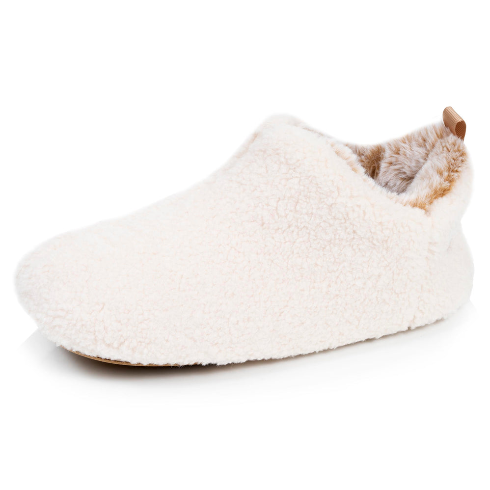 Chaussons Bottillons bas Femme Ivoire - Isotoner