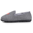 Chaussons Charentaises Femme Gris/Rouge