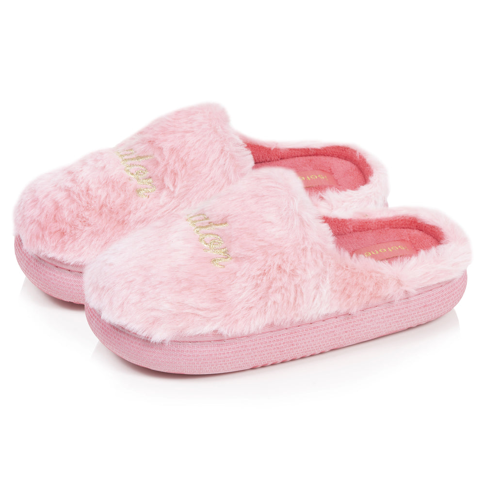 Chaussons Mules Enfant BLOUP Rose - Isotoner