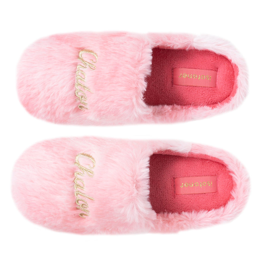 Chaussons Mules Enfant BLOUP Rose - Isotoner