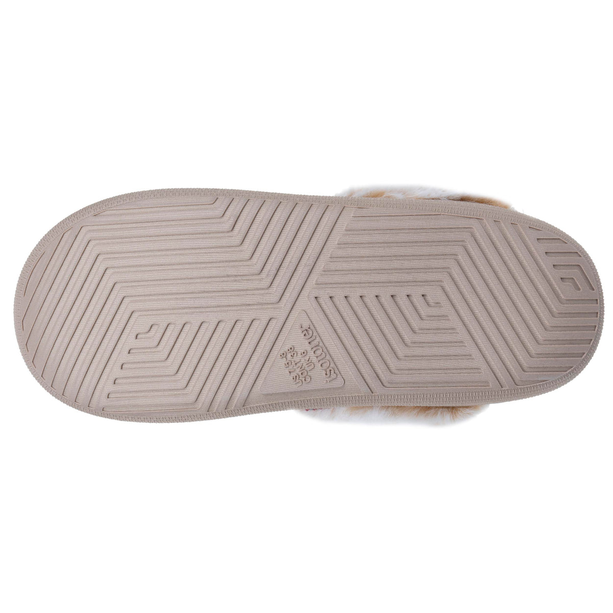 Chaussons Mules Femme BLOUP Beige liseré