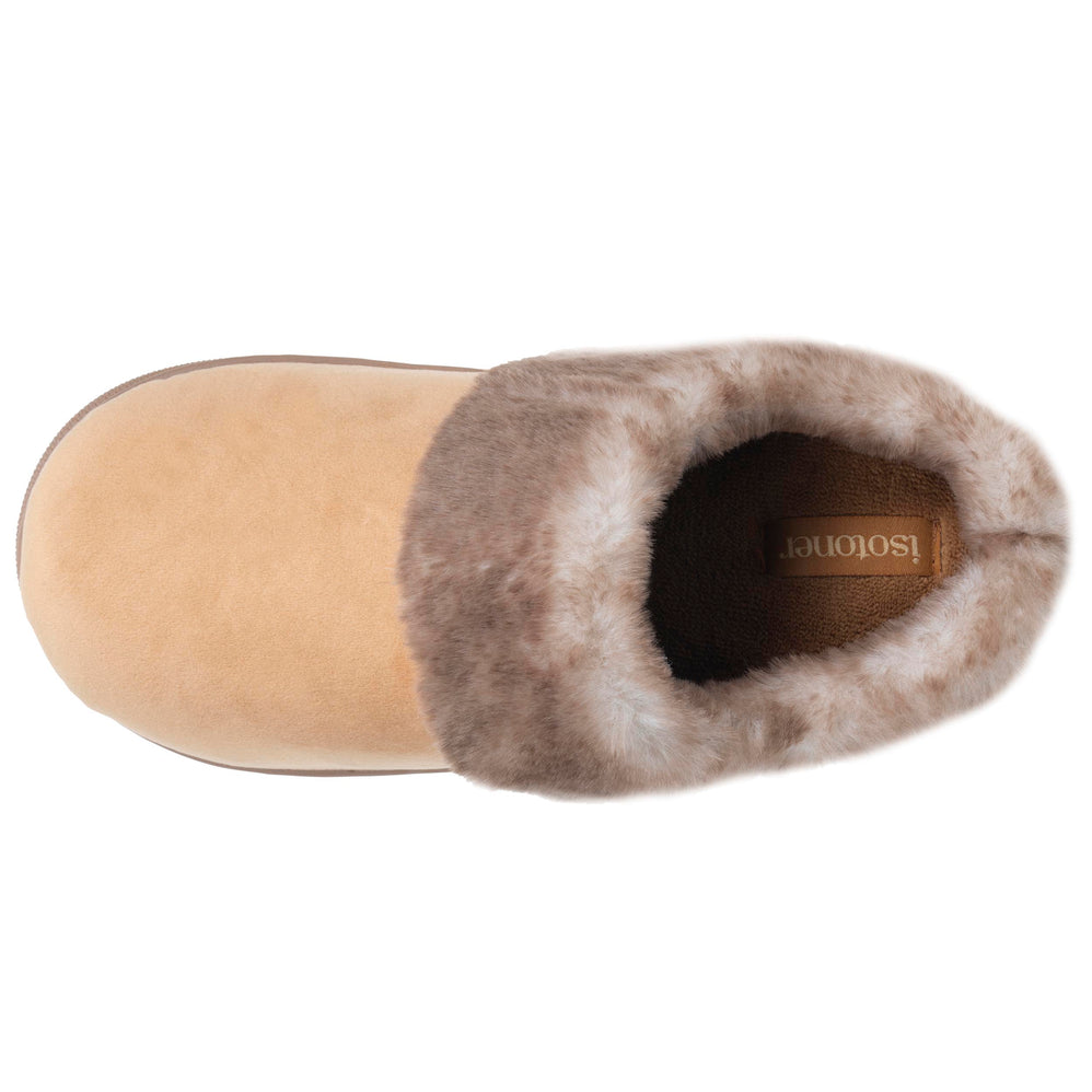 Chaussons Mules Femme BLOUP Camel - Isotoner