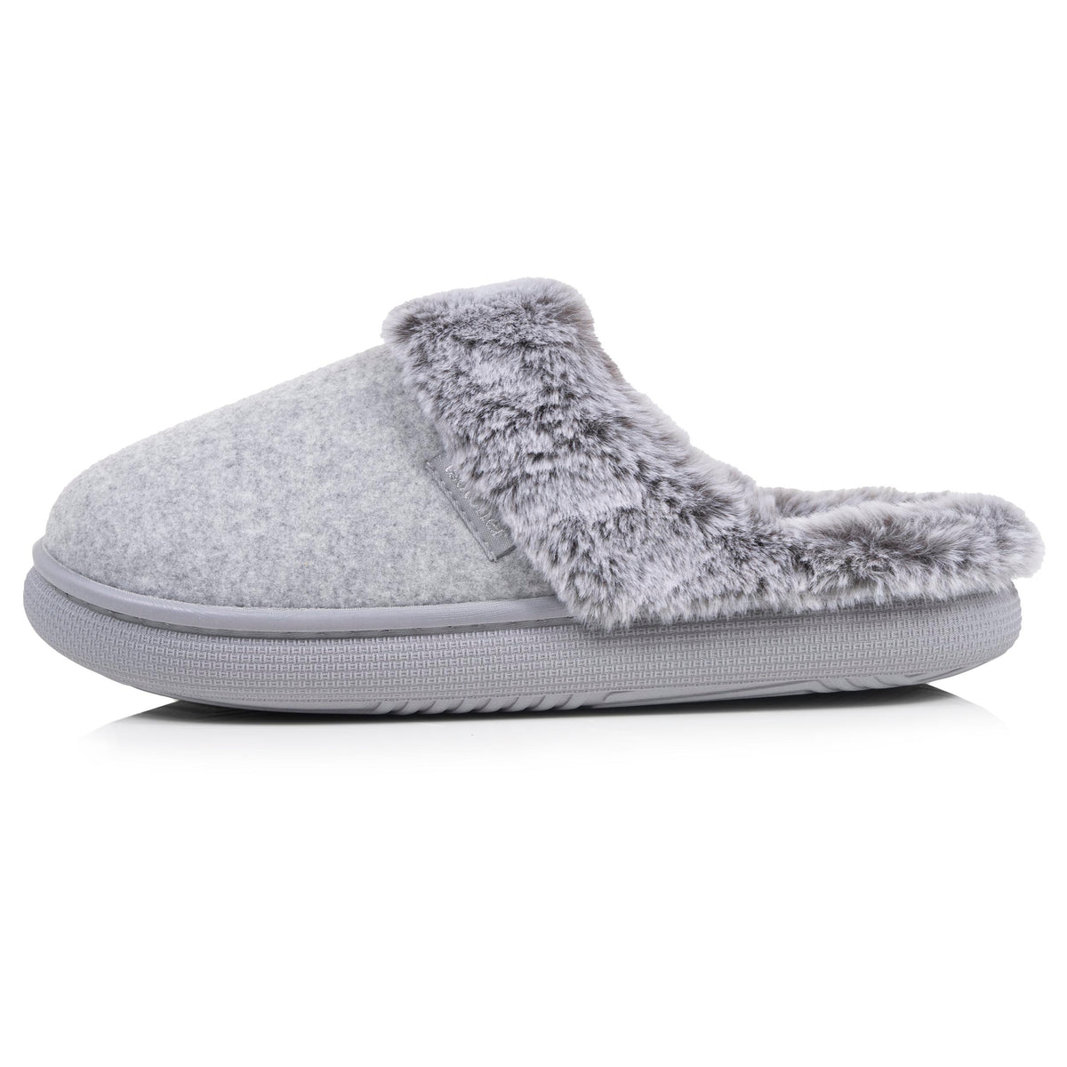 Chaussons Mules Femme BLOUP Gris Chiné