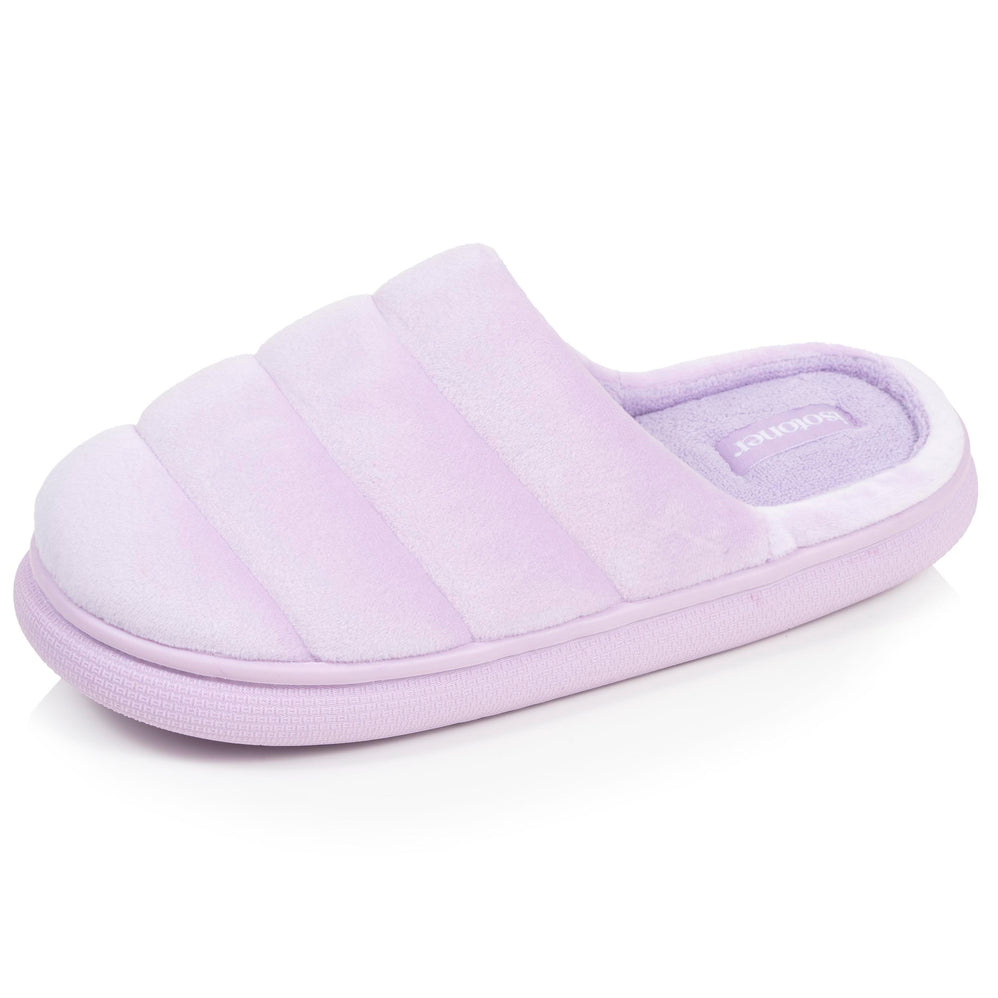 Chaussons Mules Femme BLOUP Lilas - Isotoner