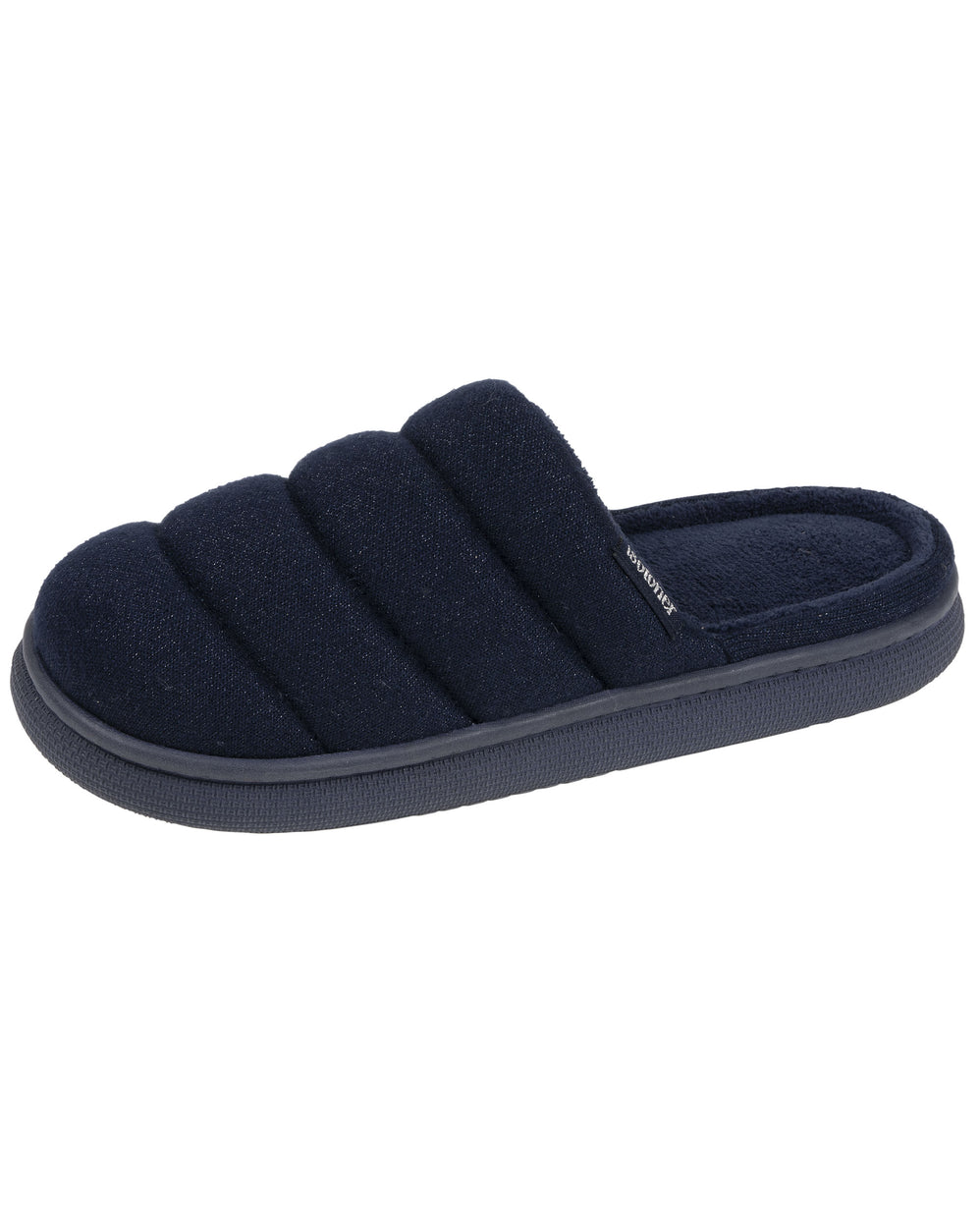Chaussons Mules Femme BLOUP Marine pailleté - Isotoner