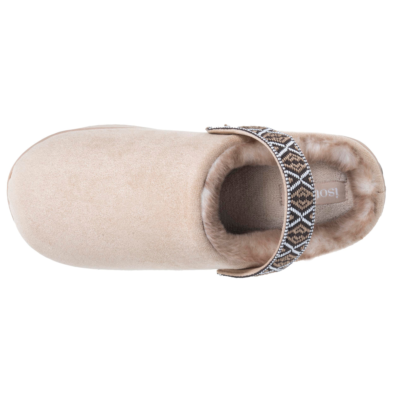 Chaussons Mules plateforme Femme Beige