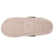 Chaussons Mules plateforme Femme Beige
