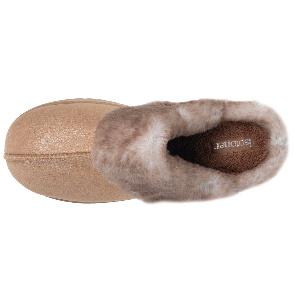 Chaussons Mules crantées Femme Camel - Isotoner