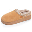 Chaussons Mules plateforme Femme Camel liseré