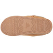 Chaussons Mules plateforme Femme Camel liseré