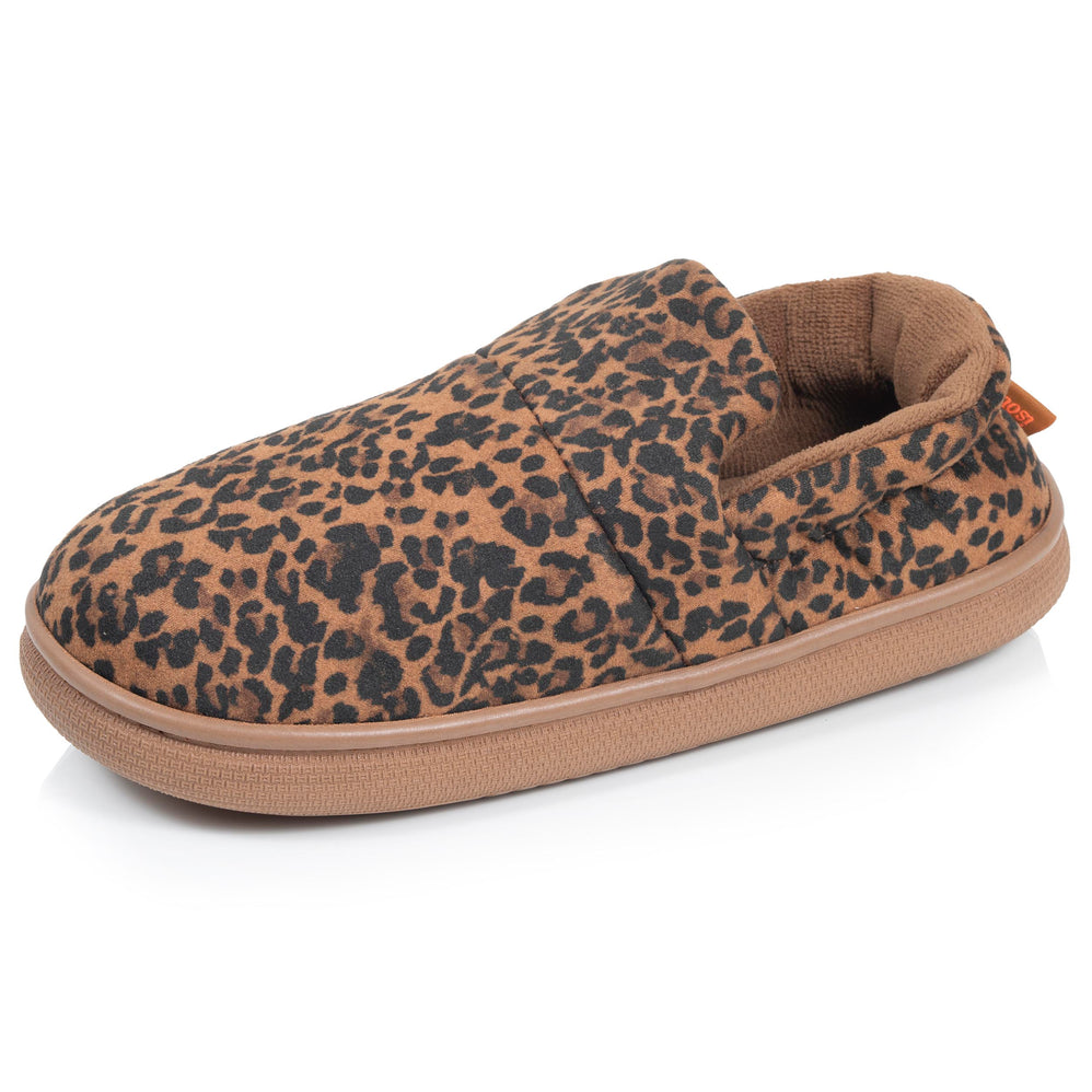 Chaussons Slippers Femme BLOUP Léopard - Isotoner