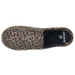Chaussons Mules Femme Léopard Beige foncé