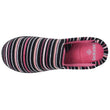 Chaussons Mules Femme Rayures Roses