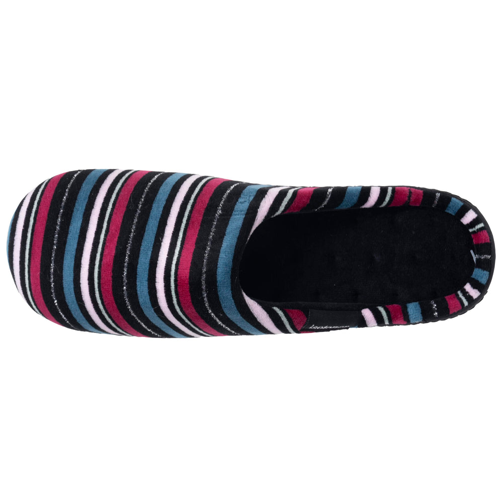 Chaussons Mules Femme Rayures canard - Isotoner