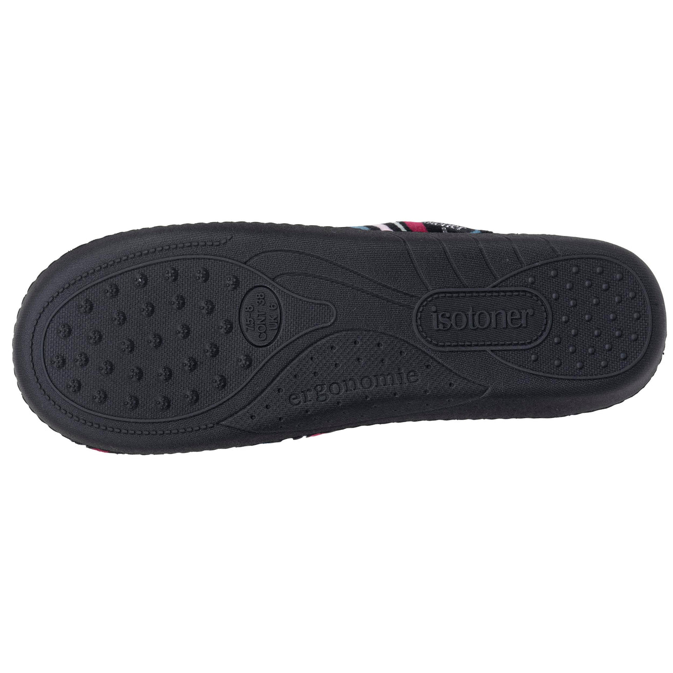 Chaussons Mules Femme Rayures canard