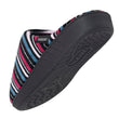 Chaussons Mules Femme Rayures canard