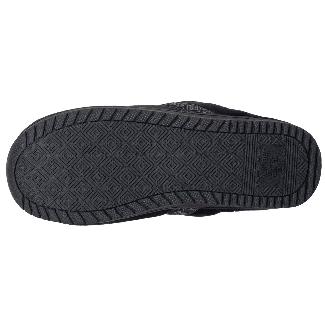 Chaussons Mules Femme talon Noir