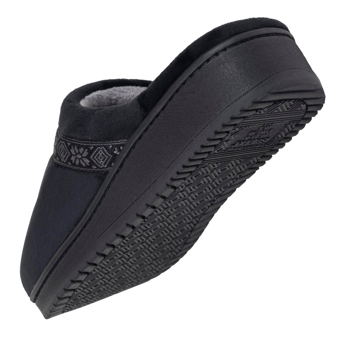 Chaussons Mules Femme talon Noir