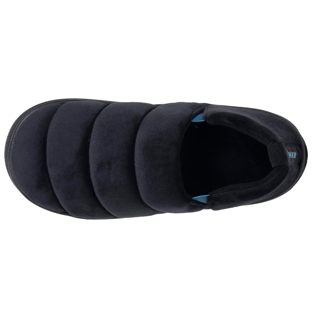 Chaussons Slippers Homme BLOUP Noir/Bleu - Isotoner