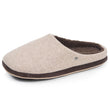Chaussons Mules Homme feutrine Beige