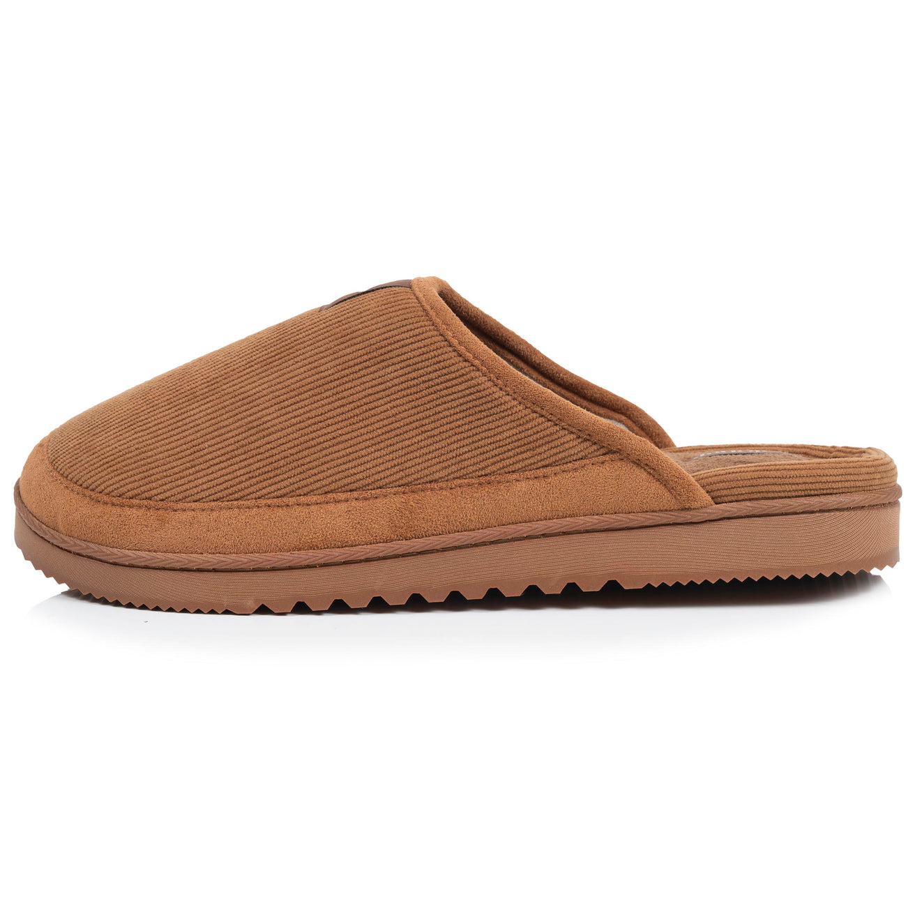 Chaussons Mules Homme Camel semelle crantée